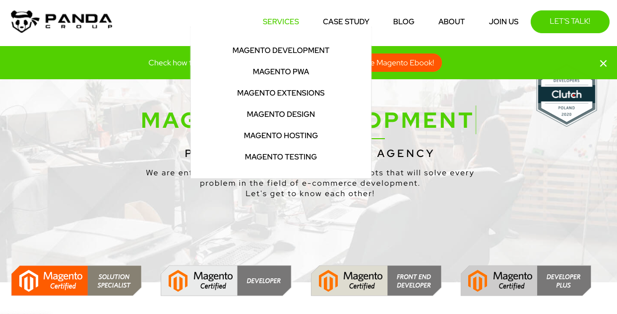 How to choose Magento Agency searching service page
