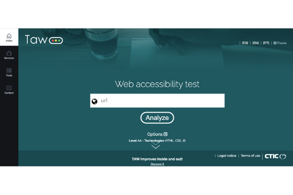 web accessibility test