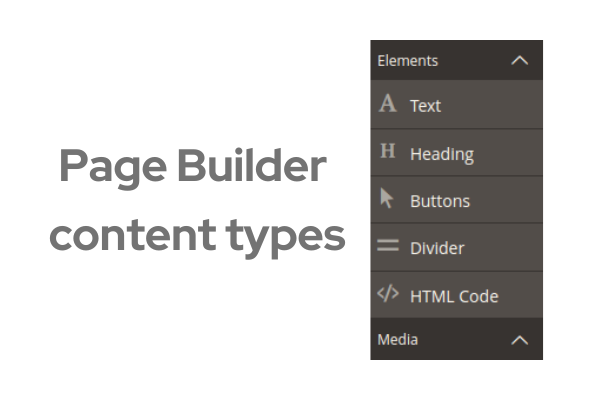 Page Builder content types