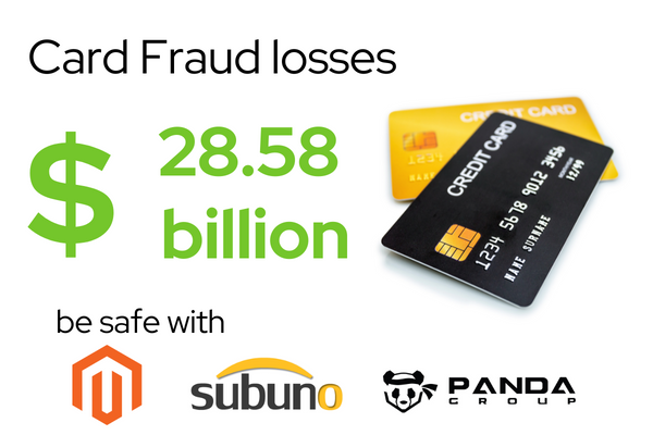 Card Fraud losses prevention Panda Group Magento e-commerce platform