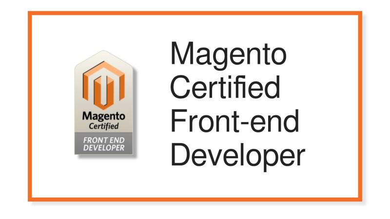 Szymon Magento Certificate