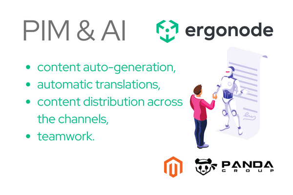 Product Information Management PIM supported by AI 