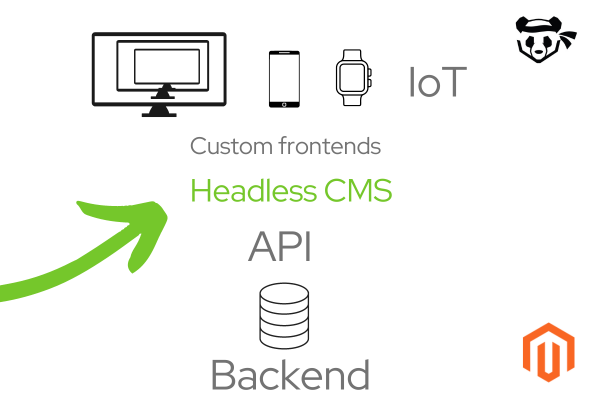 headless CMS in Magento tech stack
